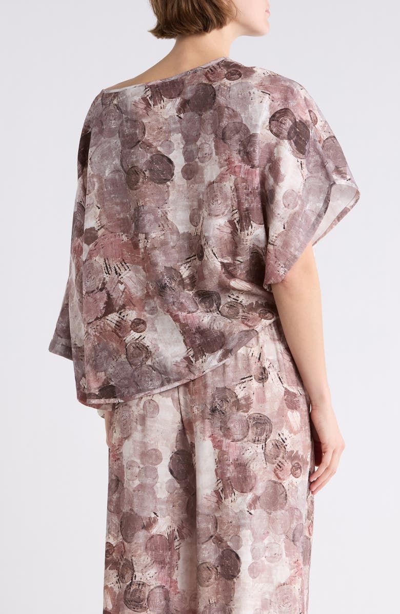 PATRIZIA LUCA Boxy Asymmetric Top, Alternate, color, Pink
