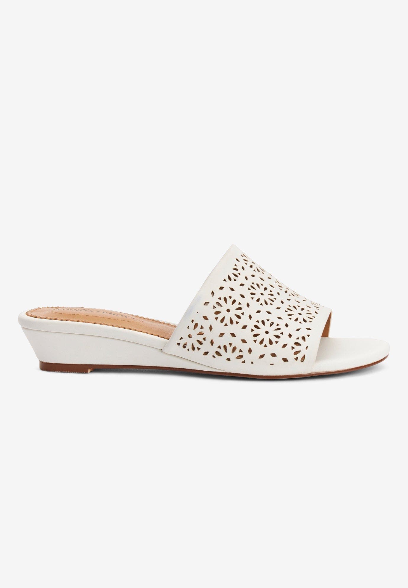 The Capri Slip On Mule, Alternate, color, WHITE