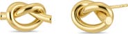 Bony Levy 14k Gold Knotted Stud Earrings