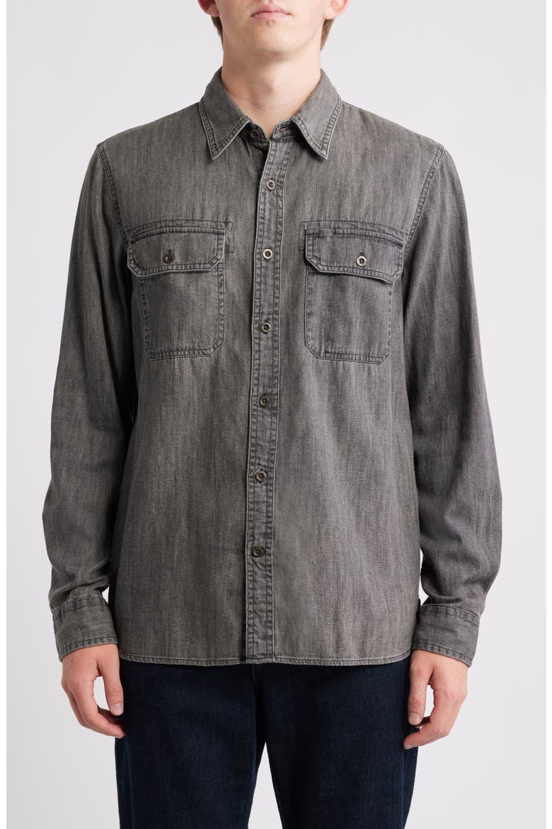 Curtis Classic Fit Button-Up Work Shirt, Main, color, ASPEN