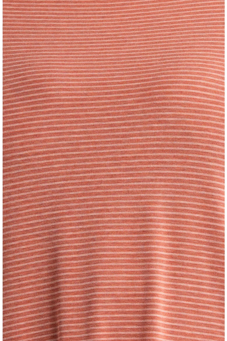 Stripe Balloon Sleeve Knit Top, Alternate, color, HEATHER SANDALWOOD BLUSH