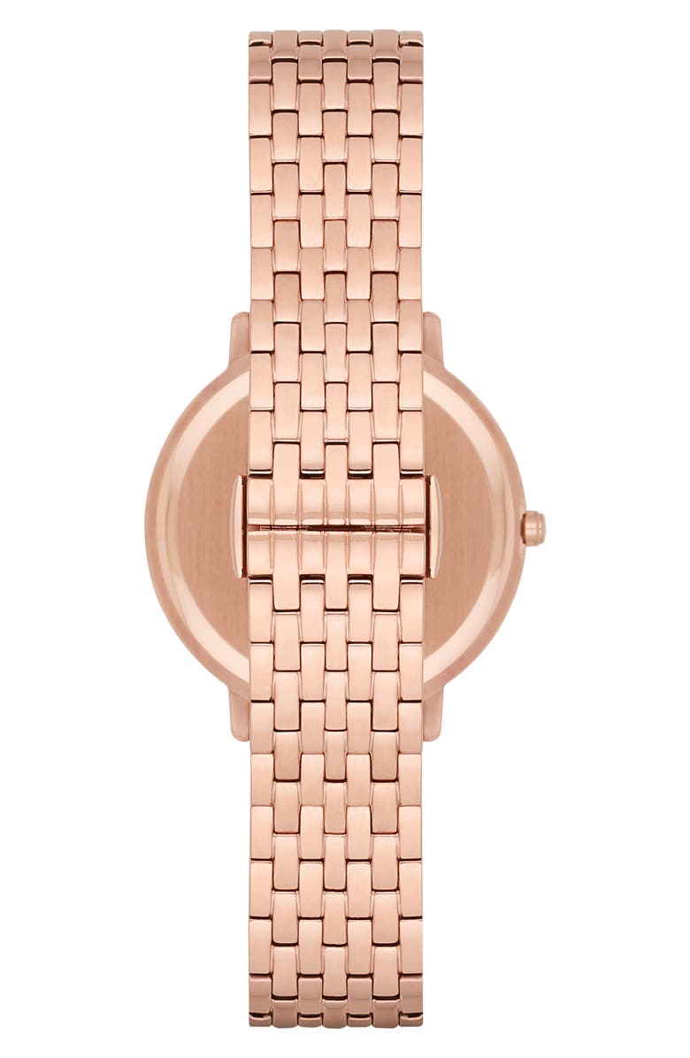 Emporio Armani Mother of Pearl Dial Bracelet Watch, 32mm, Alternate, color,