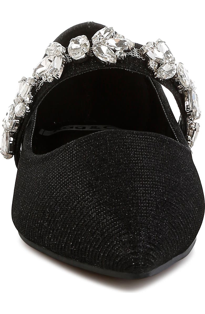 Rag & Co Flavia Water Repellent Pointed Toe Flat, Alternate, color,