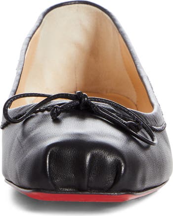 【関税&送料込】Christian Louboutin Mamadrague Ballet Flat I Christian Louboutin Mamadrague Ballet Flats | Black | FARFETCH