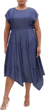 City Chic Hallie Asymmetric Maxi Dress