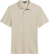 Robert Barakett Newman Textured Cotton Blend Polo