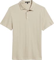 Robert Barakett Newman Textured Cotton Blend Polo