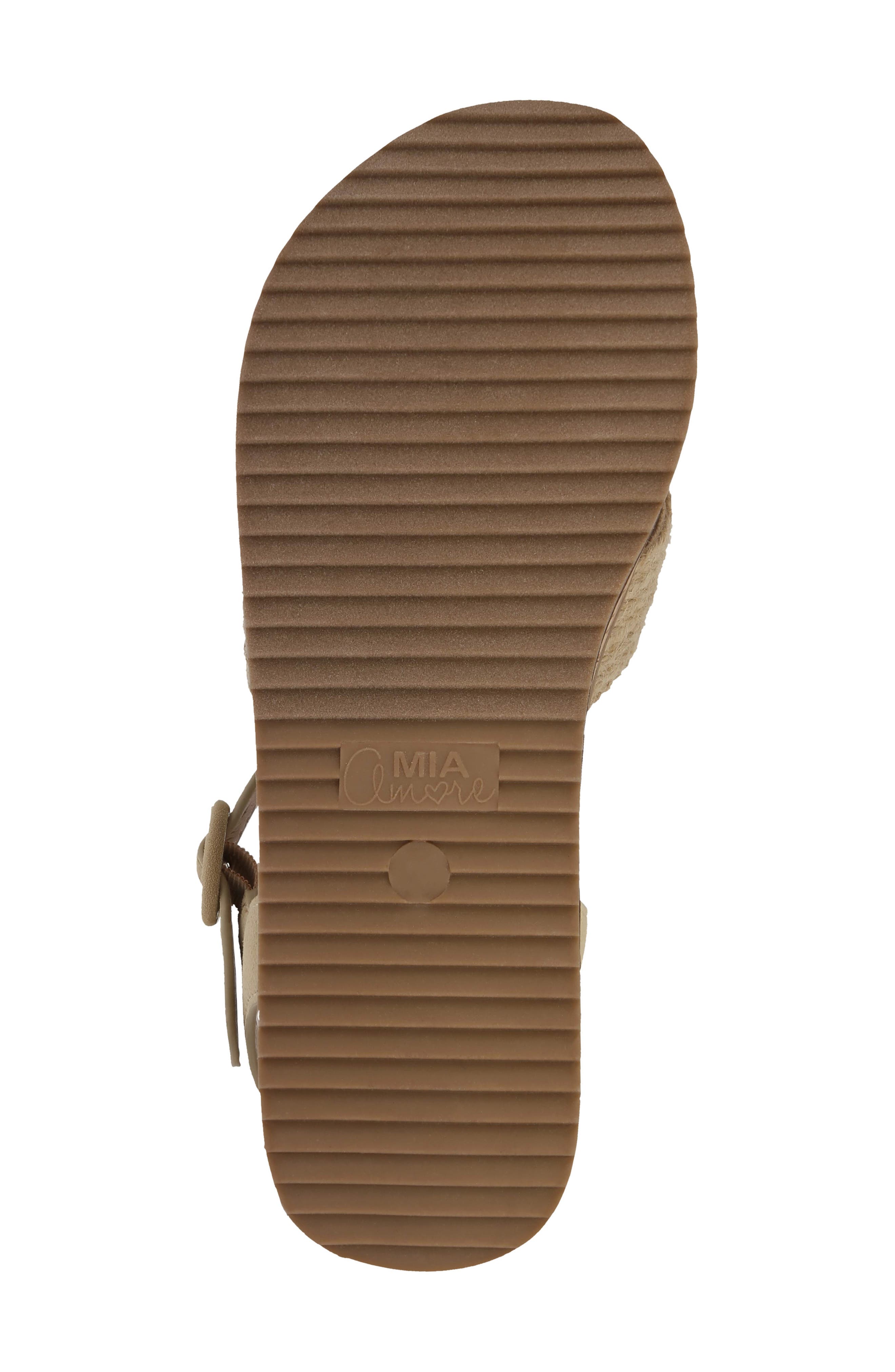 MIA AMORE Rayne Platform Sandal, Alternate, color, Natural