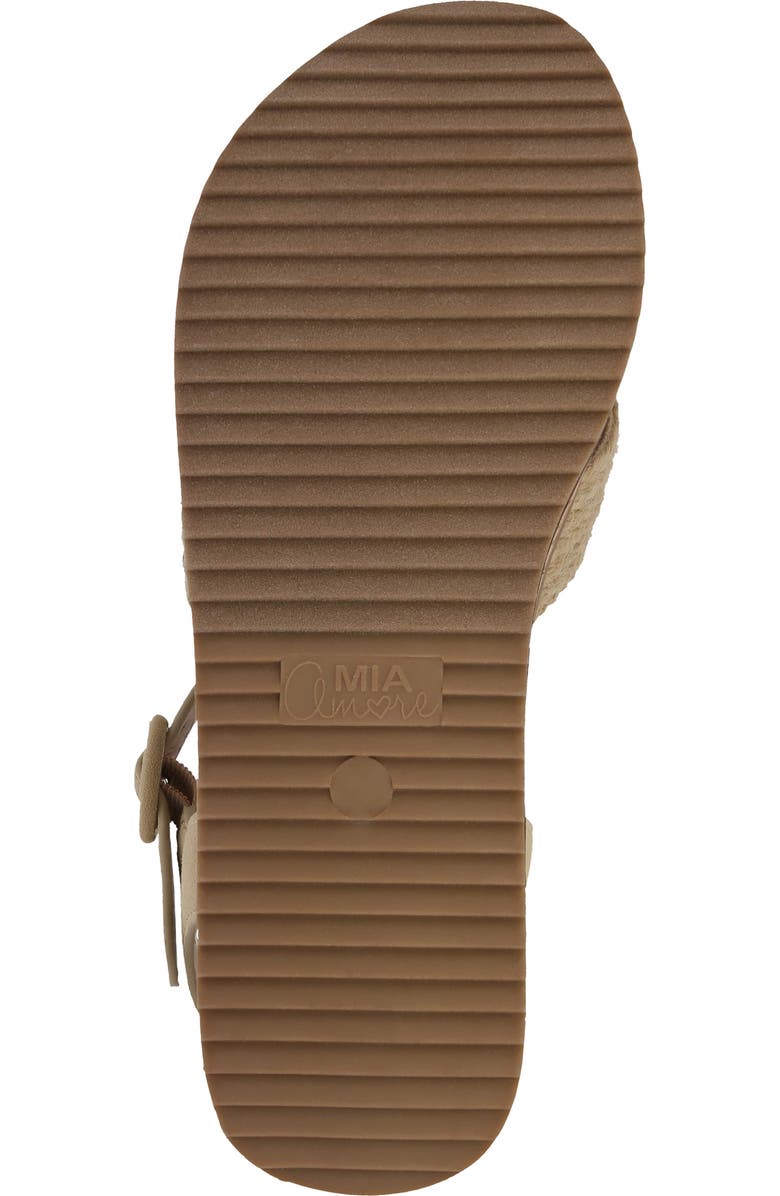 MIA AMORE Rayne Platform Sandal, Alternate, color, Natural
