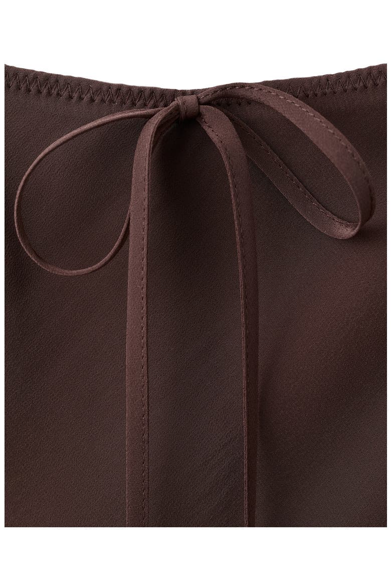 Fluid Midi Skirt, Alternate, color, BROWN