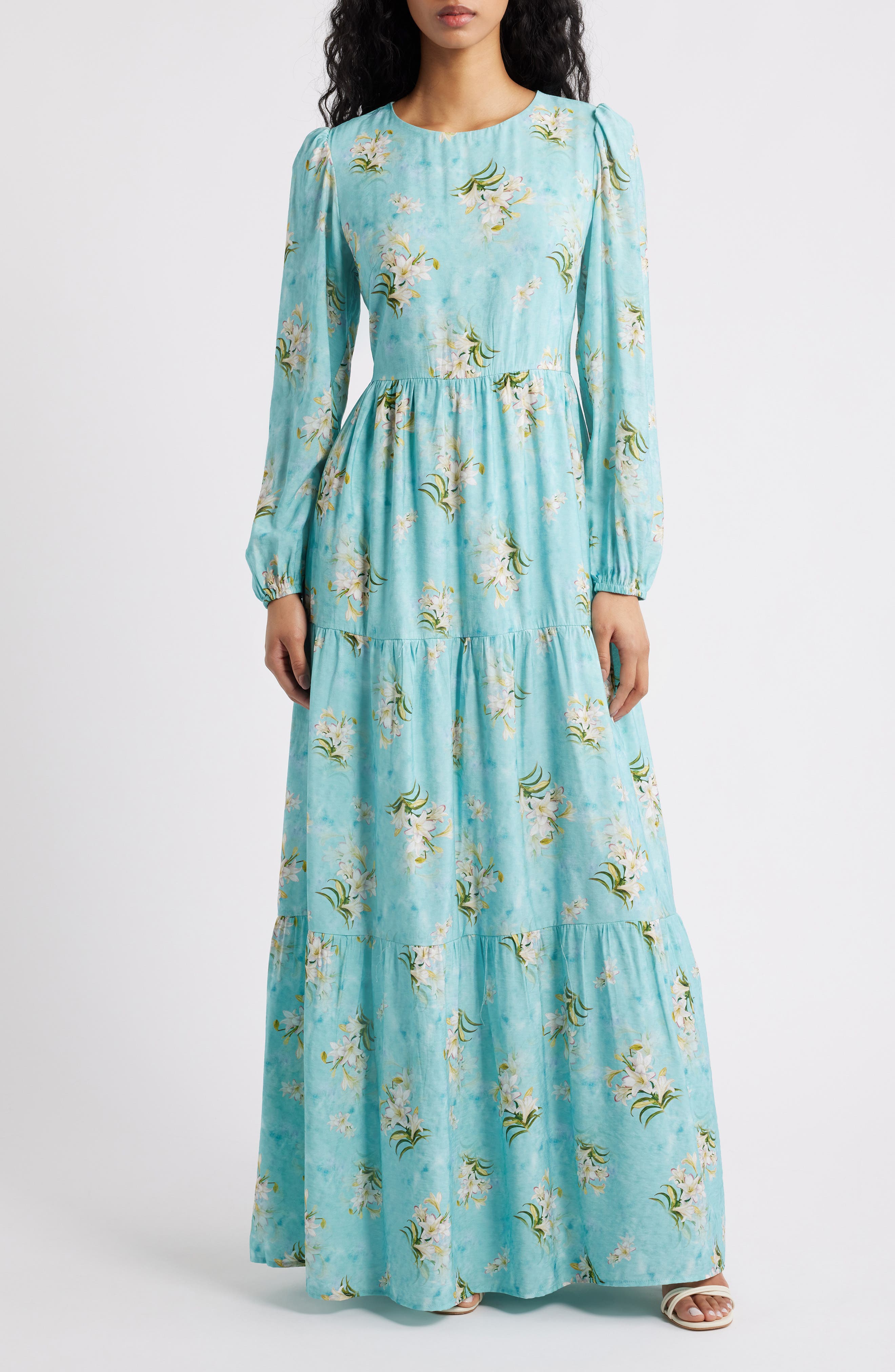 Petal & Pup Bernice Long Sleeve Maxi Dress