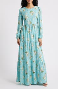 Petal & Pup Bernice Long Sleeve Maxi Dress