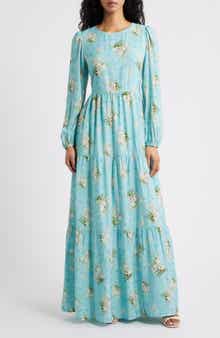 Petal & Pup Bernice Long Sleeve Maxi Dress