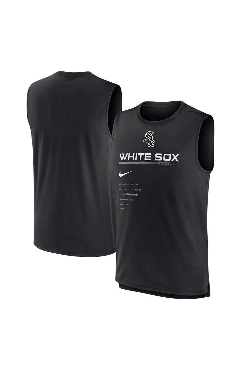 Nike Men's Nike Black Chicago White Sox Exceed Performance Tank Top, Main, color, Black