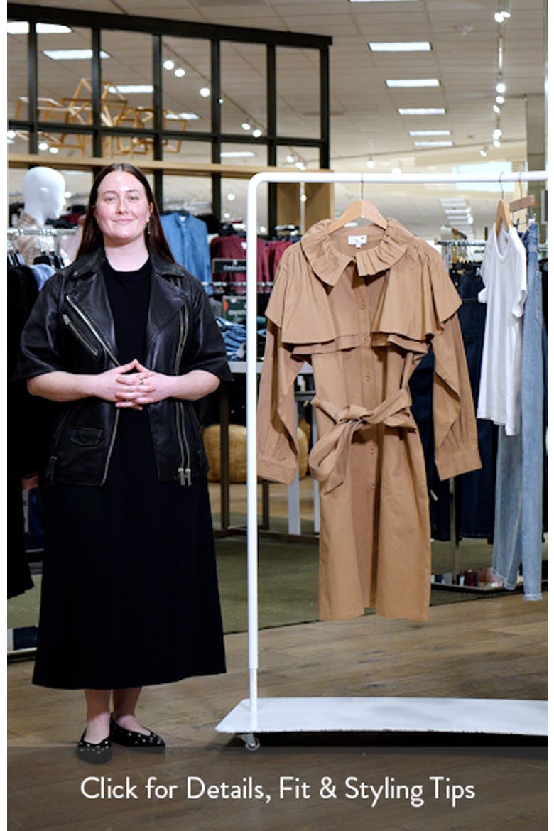 Renata Frill Cotton Trench Coat video