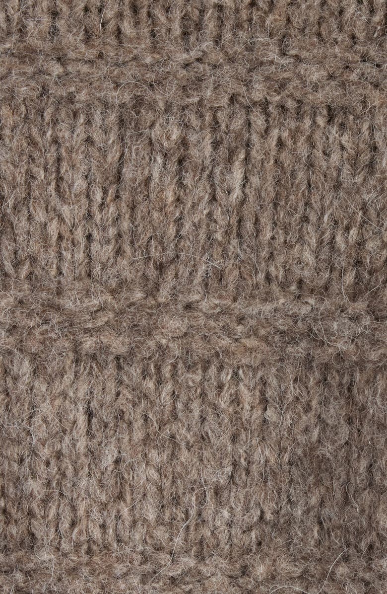 Acne Studios Kunch Layered Cardigan, Alternate, color, Beige Melange