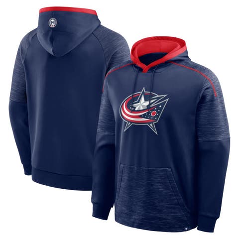 Men
s Fanatics Navy Columbus Blue Jackets Goaltender Defender Pullover Hoodie