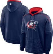 FANATICS Men's Fanatics Navy Columbus Blue Jackets Goaltender Defender Pullover Hoodie