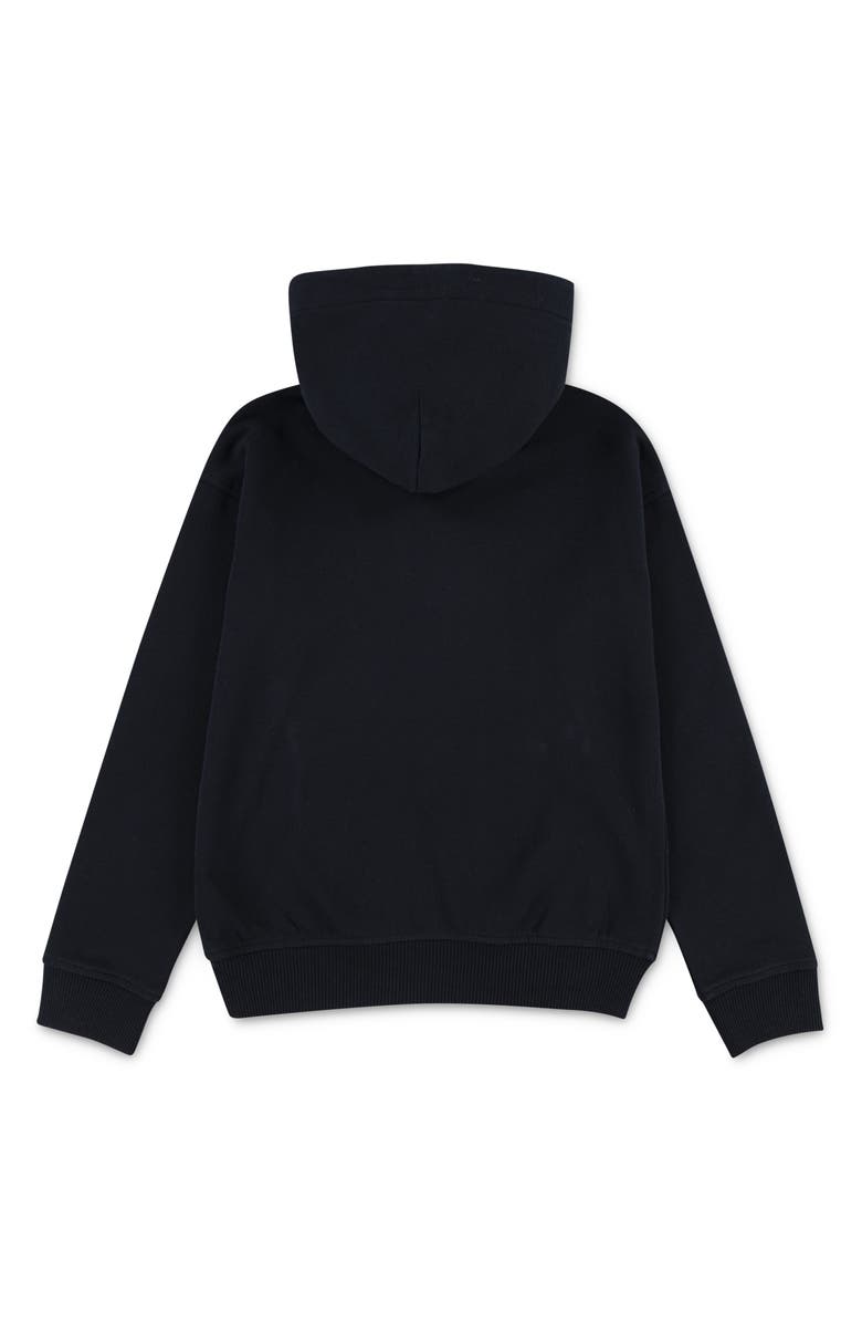 abercrombie kids Kids' Essentials Fleece Hoodie, Alternate, color, Anthracite