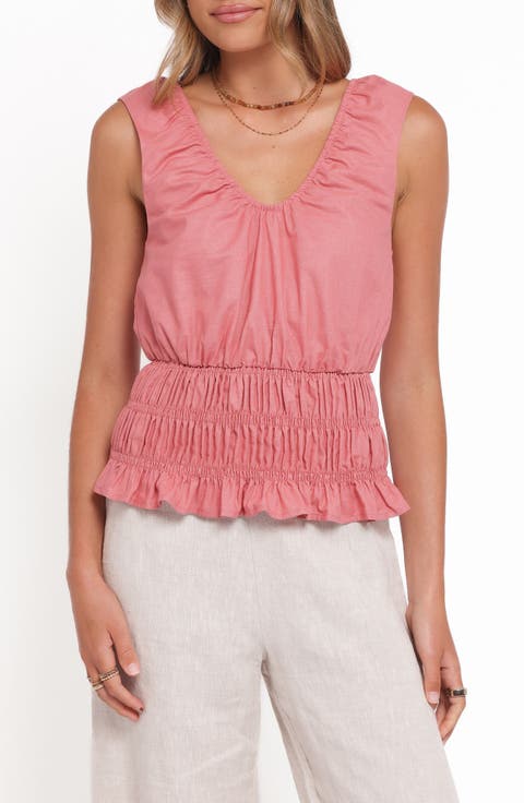 Lucilla Shirred Top