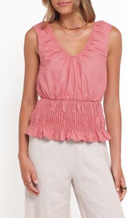 Petal & Pup Lucilla Shirred Top