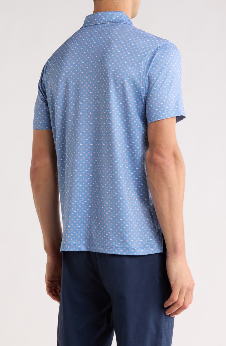 Brooks Brothers Performance Knit Polo, Alternate, color, Blue Multi