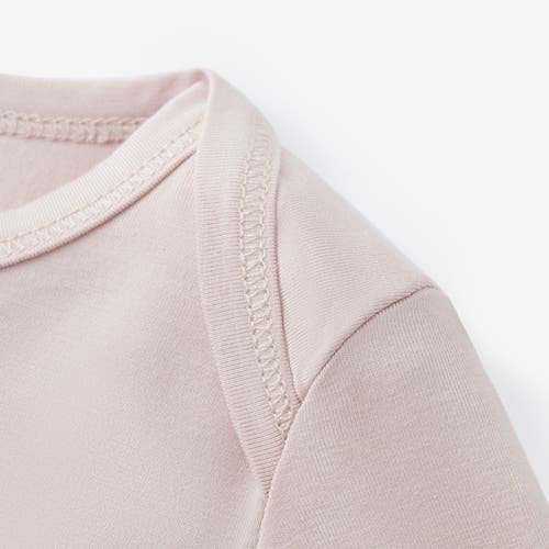 Milkbarn Luxe Solid Long Sleeve One Piece In Neutral