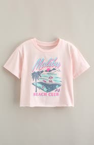 Treasure & Bond Kids' Crop Cotton Graphic T-Shirt