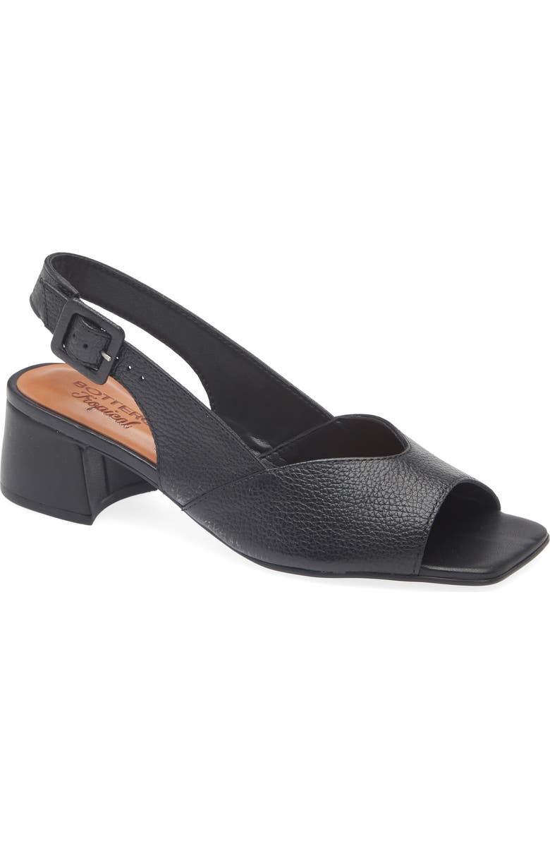 Bottero Catia Slingback Sandal, Main, color, Preto