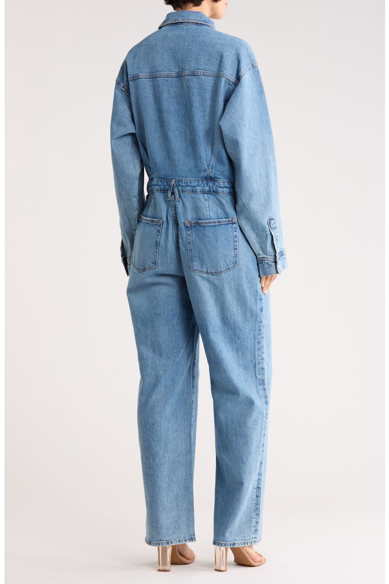 Denim Oversized Jumpsuit, Alternate, color, INDIGO599