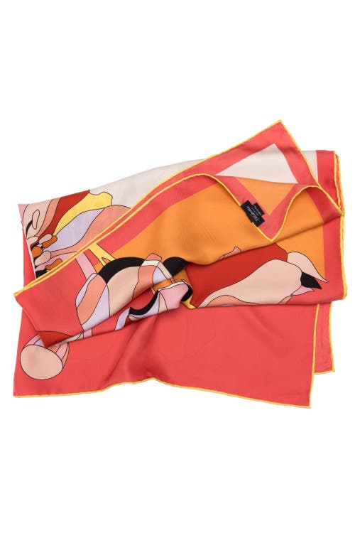 Elizabetta Julia In Peach And Tangerine