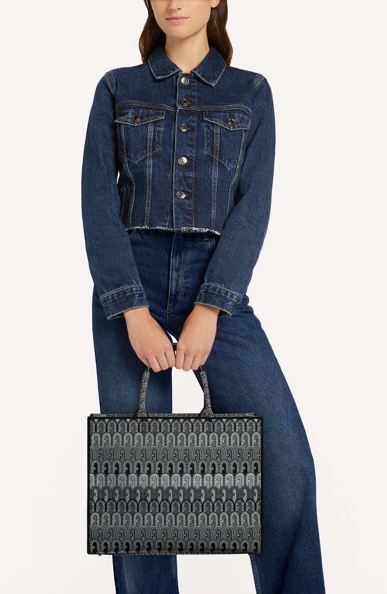 Furla Opportunity Large Jacquard Tote, Alternate, color,