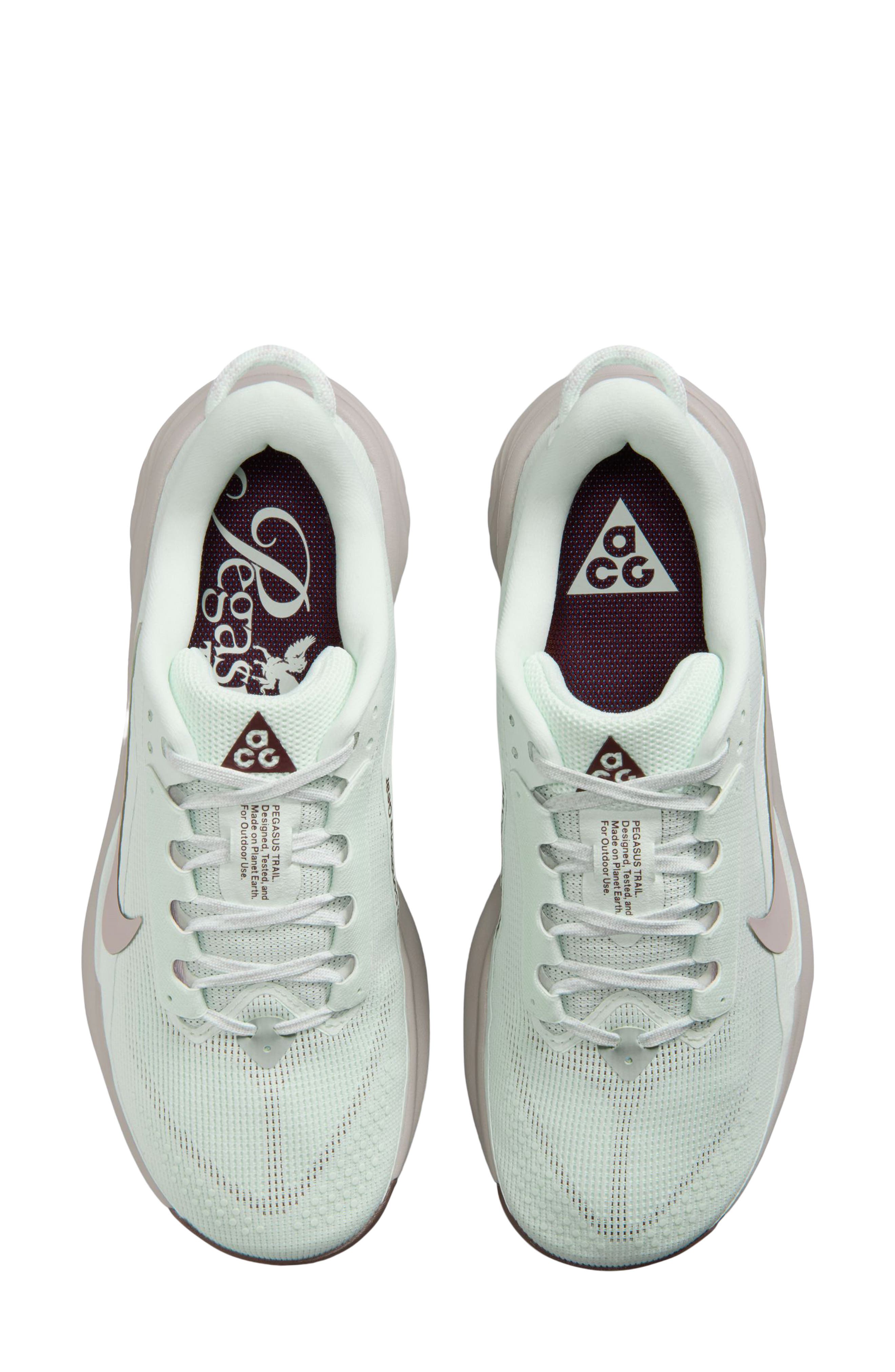 ACG Pegasus Trail Trail Running Shoe, Alternate, color, GREEN/ LIGHT BONE-SILVER LILAC