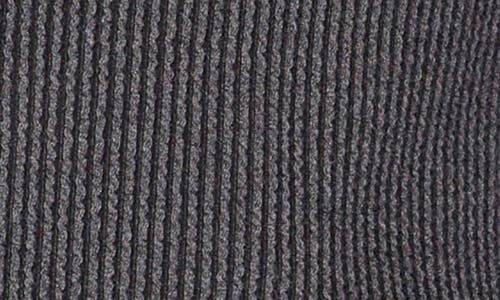 Shop 24seven Comfort Apparel Textured Stripe Knit Button-up Shirt In Black