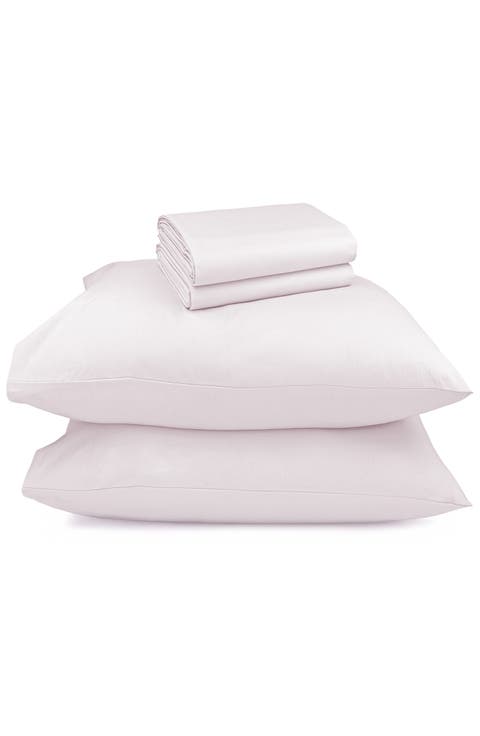 Signature Comfort 100% Egyptian Cotton Breatheable Percale Sheet Set