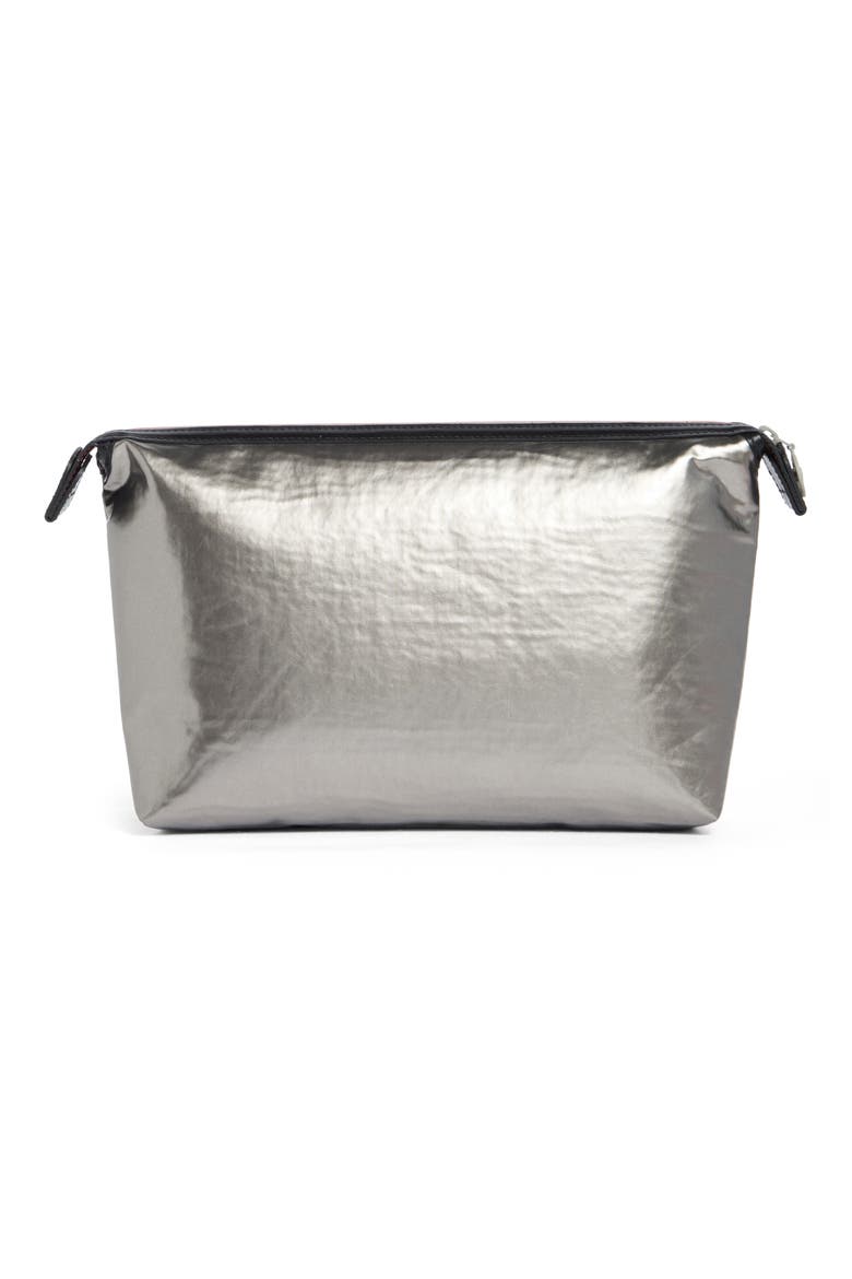 Astro Toiletry Zip Bag, Alternate, color, SILVER