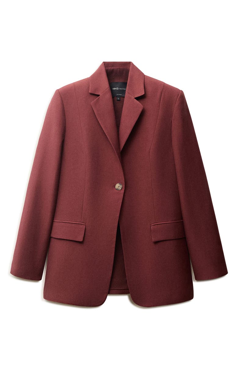 MANGO Suit Blazer, Alternate, color, Wine