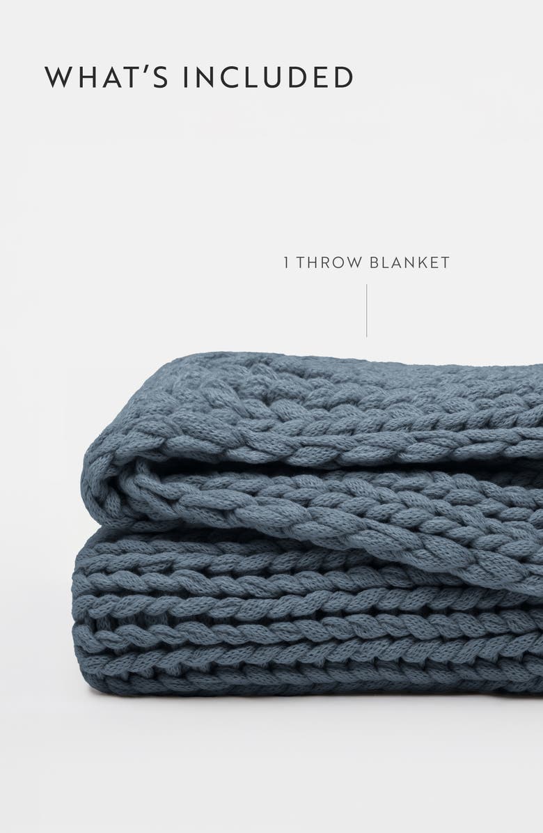 Chunky Knit Throw Blanket