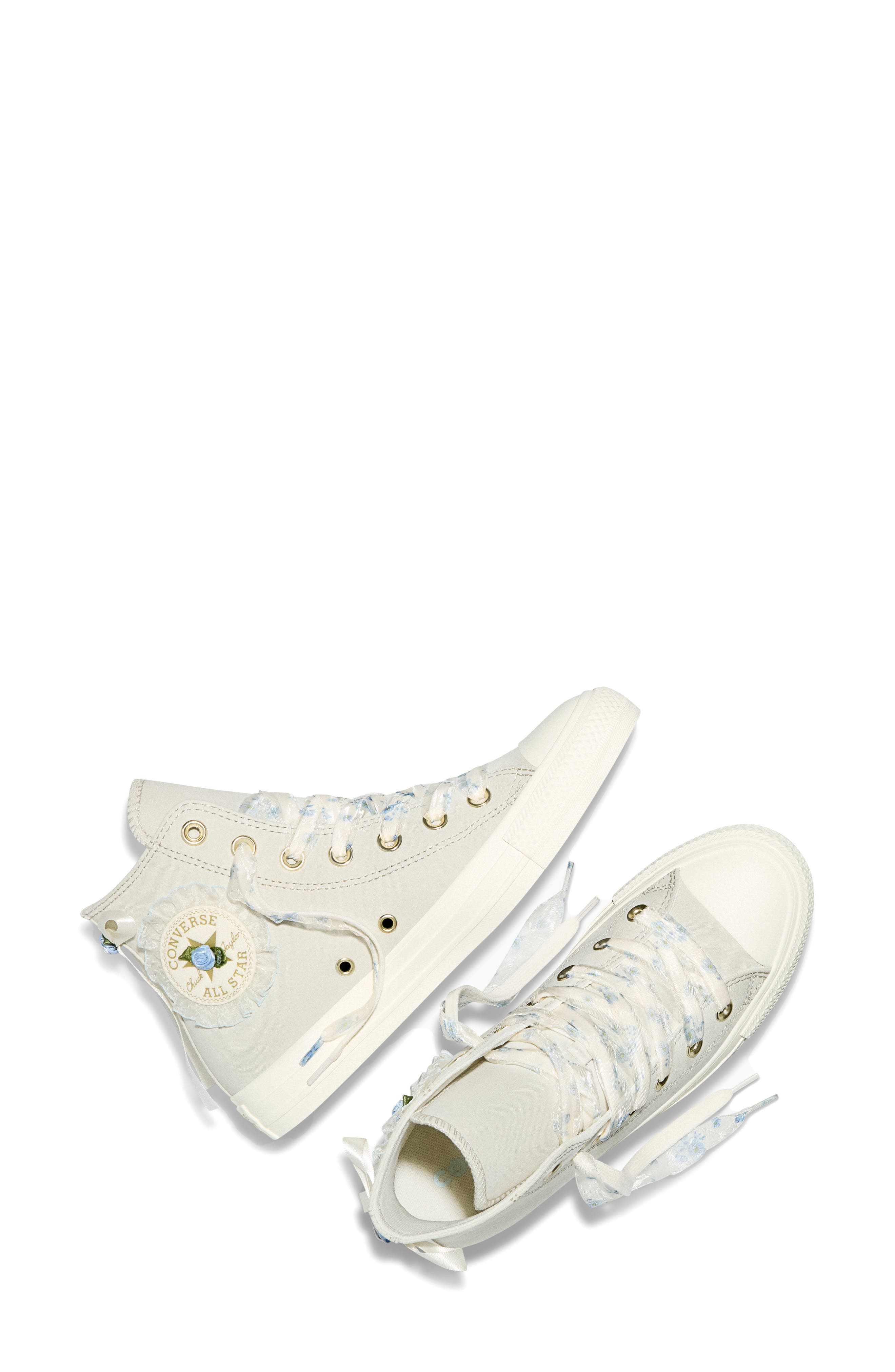Chuck Taylor® All Star® Leopard Spot High Top Sneaker, Alternate, color, SAGE SMOKE/ EGRET/ CLEAR SKIES
