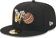 New Era Men's New Era  Black West Michigan Whitecaps Theme Nights 59FIFTY Fitted Hat