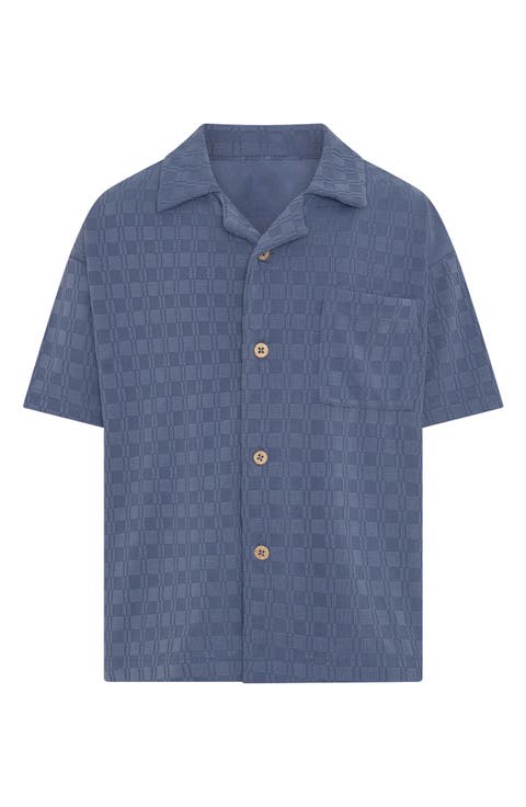 Kids' Textured Button-Up Shirt (Toddler & Little Kid)