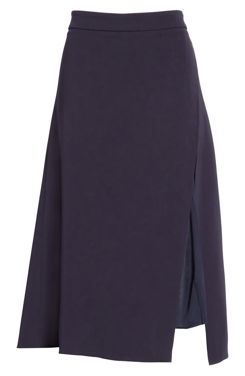 CUSHNIE Slit Hem High Waist Skirt, Alternate, color,