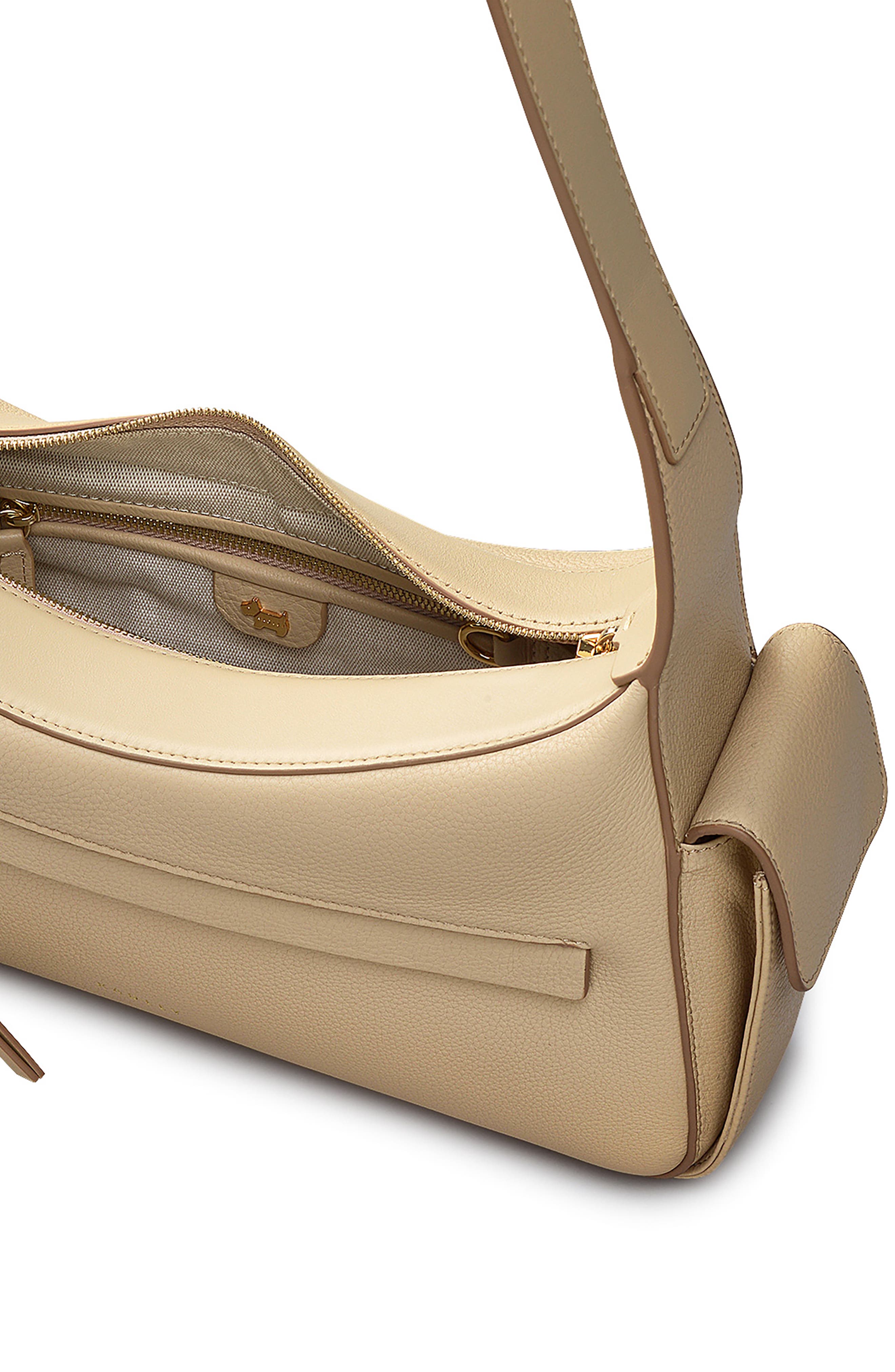 Radley The Fitzrovia Small Ziptop Shoulder Bag, Alternate, color, Stone