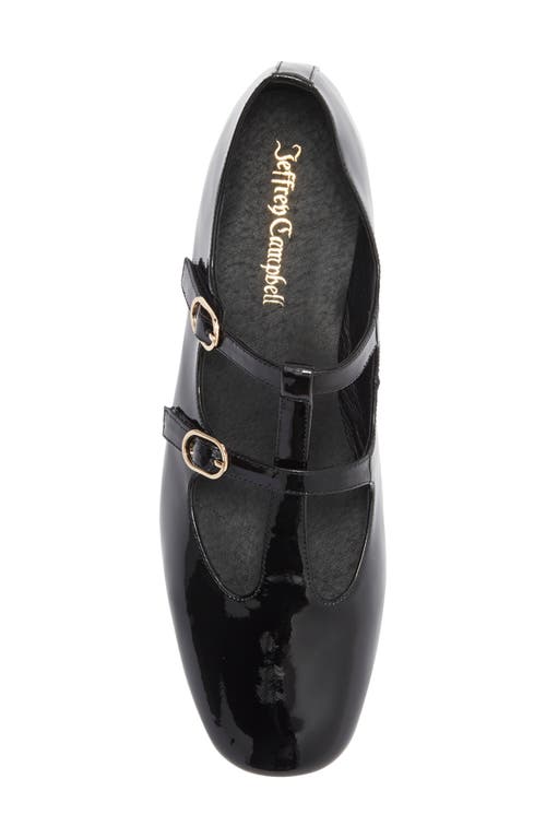 Jeffrey Campbell Filmstar Mary Jane Flat In Animal Print