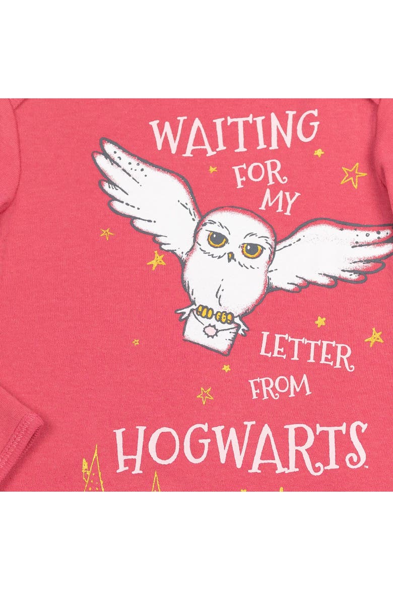 Hedwig One Piece Sleepwear Sleeper Gowns, Alternate, color, Hedwig Pink Oatmeal