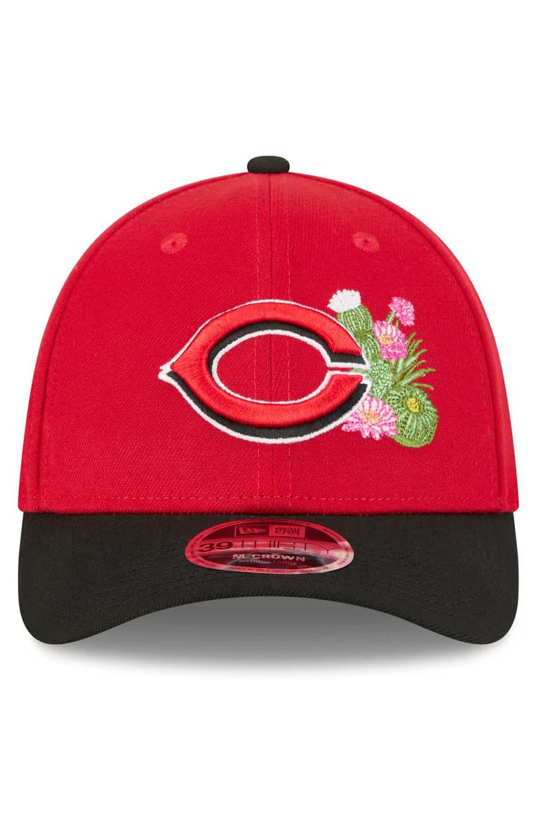 New Era Men's New Era  Red/Black Cincinnati Reds 2026 Spring Training M-Crown 39THIRTY Flex Hat, Alternate, color, Red