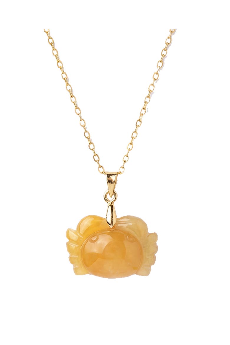 Zodiac Cancer Agate Necklace, Main, color, Off white
