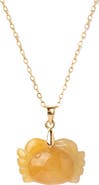 seree Zodiac collection Cancer Jade stone necklace