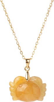 seree Zodiac collection Cancer Jade stone necklace