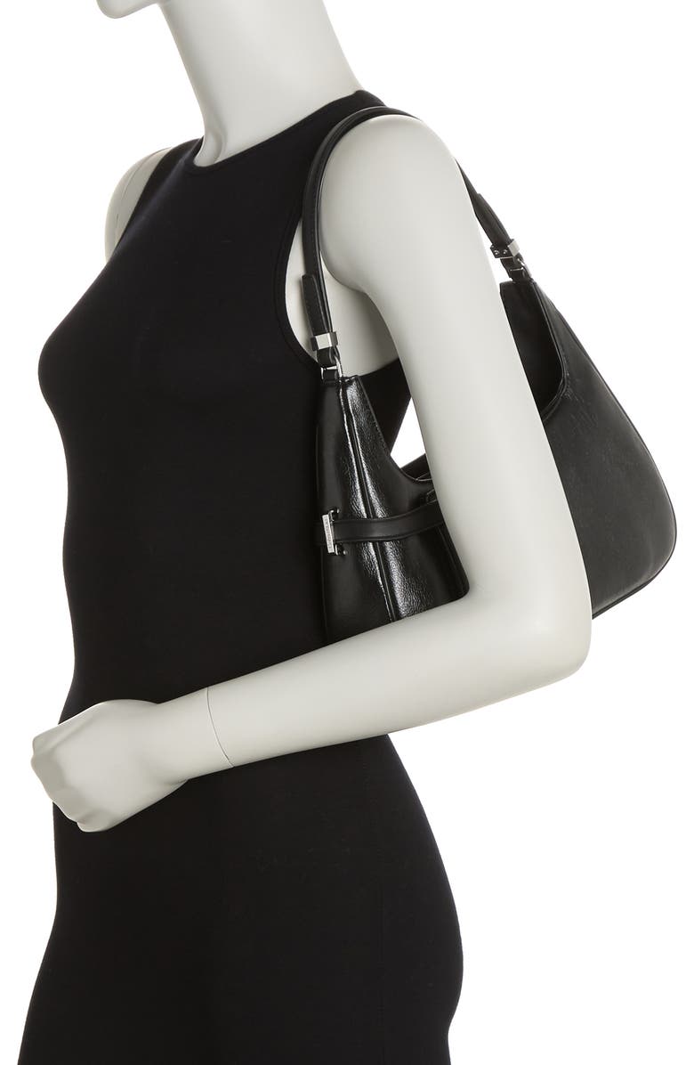 Calvin Klein Becky Waxed Shoulder Bag, Alternate, color,